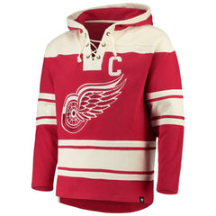NHL Red Steve Yzerman Detroit Red Wings '47 Player Lacer Pullover Hoodie