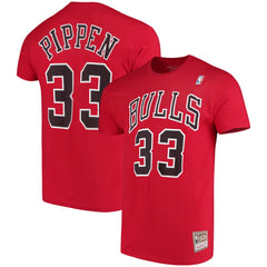 NBA Scottie Pippen Chicago Bulls Hardwood Classics Name & Number Player T-Shirt sale