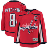 NHL Red Alexander Ovechkin Washington Capitals Youth Home Premier Player Jersey