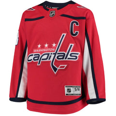 NHL Red Alexander Ovechkin Washington Capitals Youth Home Premier Player Jersey