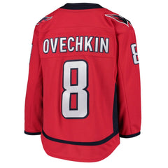 NHL Red Alexander Ovechkin Washington Capitals Youth Home Premier Player Jersey
