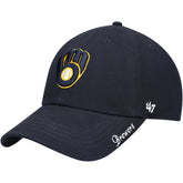 MLB Milwaukee Brewers '47 Women's Team Miata Clean Up Adjustable Hat