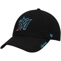 MLB Miami Marlins '47 Women's Team Miata Clean Up Adjustable Hat