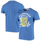 MLB Milwaukee Brewers Hyperlocal Tri-Blend T-Shirt