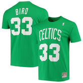 NBA Larry Bird Boston Celtics Hardwood Classics Stitch Name & Number T-Shirt