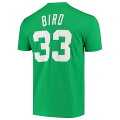 NBA Larry Bird Boston Celtics Hardwood Classics Stitch Name & Number T-Shirt