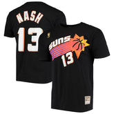 NBA Steve Nash Phoenix Suns Hardwood Classics Stitch Name & Number T-Shirt