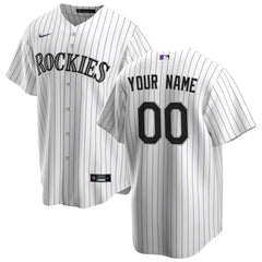 MLB Colorado Rockies Nike Home Replica Custom Jersey
