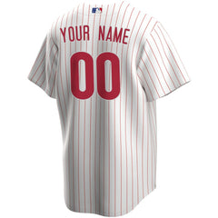 MLB Philadelphia Phillies Nike Home Replica Custom Jersey