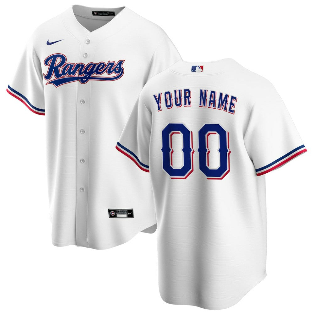MLB Texas Rangers Nike Home Replica Custom Jersey