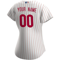 MLB Philadelphia Phillies Nike Women's Home Replica Custom Jersey