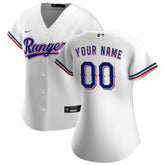 MLB Texas Rangers Nike Women's Home Replica Custom Jersey