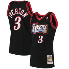 NBA Allen Iverson Philadelphia 76ers 1997/98 Hardwood Classics Authentic Jersey