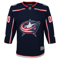 NHL Navy Columbus Blue Jackets Youth Home Premier Custom Jersey