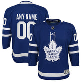 NHL Blue Toronto Maple Leafs Youth Home Premier Custom Jersey