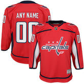NHL Red Washington Capitals Youth Home Custom Premier Jersey