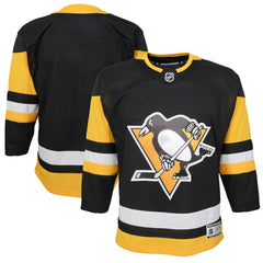 NHL Black Pittsburgh Penguins Youth Home Premier Blank Jersey