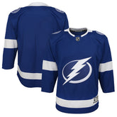 NHL Blue Tampa Bay Lightning Youth Home Blank Premier Jersey