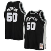 NBA David Robinson San Antonio Spurs 1998/99 Big & Tall Hardwood Classics Swingman Jersey