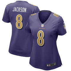 Lamar Jackson Women's Alternate Game Player Jersey - Baltimore Ravens