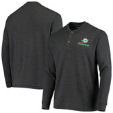 Dunbrooke Logo Maverick Thermal Henley Long Sleeve T-Shirt - Miami Dolphins