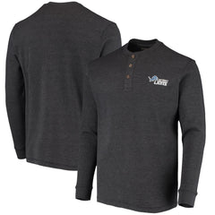 Dunbrooke Logo Maverick Thermal Henley Long Sleeve T-Shirt - Detroit Lions