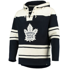 NHL Blue Auston Matthews Toronto Maple Leafs '47 Player Name & Number Lacer Pullover Hoodie
