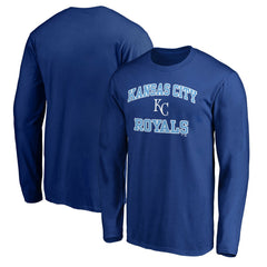 MLB Men's Royal Kansas City Royals Team Heart & Soul Long Sleeve T-Shirt