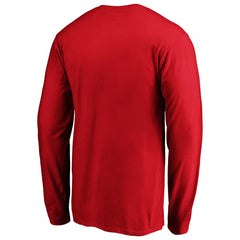 MLB Men's Red Philadelphia Phillies Team Heart & Soul Long Sleeve T-Shirt