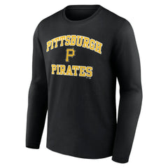 MLB Men's Black Pittsburgh Pirates Team Heart & Soul Long Sleeve T-Shirt