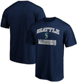 MLB Seattle Mariners Fanatics MTO Label Heart & Soul T-Shirt