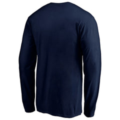 MLB Men's Navy Chicago Cubs Team Heart & Soul Long Sleeve T-Shirt