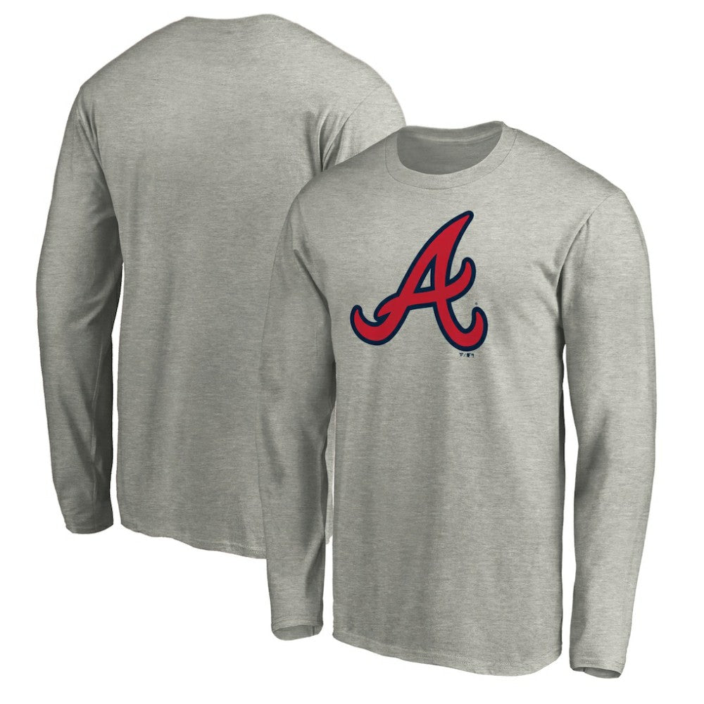MLB Atlanta Braves Official Team Logo Long Sleeve T-Shirt
