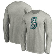 MLB Seattle Mariners Official Team Logo Long Sleeve T-Shirt