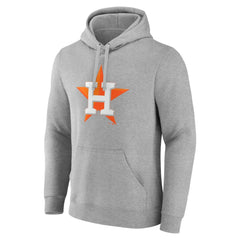 MLB Houston Astros Official Logo Fitted Pullover Hoodie