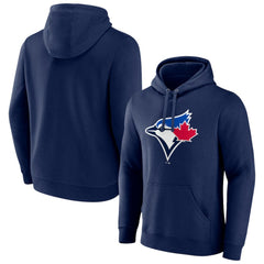 MLB Toronto Blue Jays Official Logo Fitted Pullover Hoodie