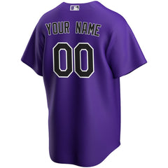 MLB Colorado Rockies Nike Alternate Replica Custom Jersey