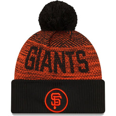 MLB San Francisco Giants New Era Authentic Collection Sport Cuffed Knit Hat with Pom