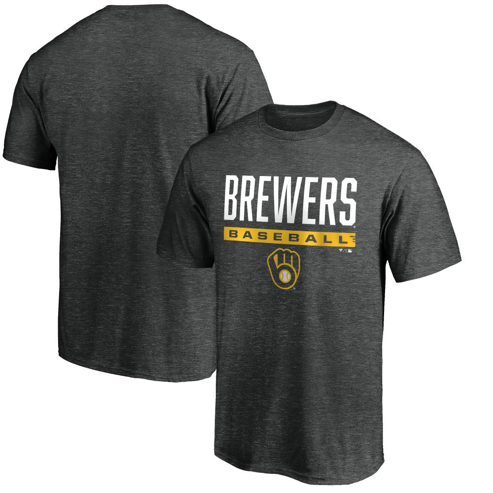 MLB Milwaukee Brewers Win Stripe Logo T-Shirt