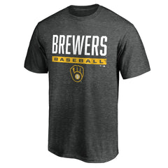 MLB Milwaukee Brewers Win Stripe Logo T-Shirt