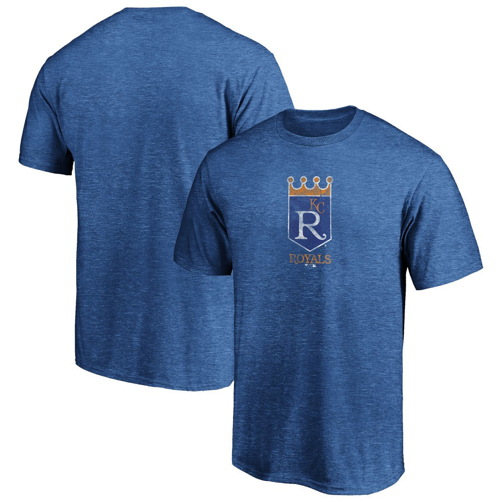 MLB Kansas City Royals Cooperstown Collection True Classics Throwback Logo Tri-Blend T-Shirt