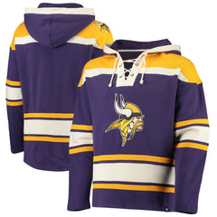 '47 Lacer V-Neck Pullover Hoodie - Minnesota Vikings