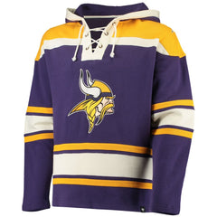 '47 Lacer V-Neck Pullover Hoodie - Minnesota Vikings