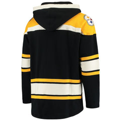 '47 Lacer V-Neck Pullover Hoodie - Pittsburgh Steelers