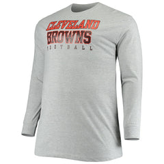 Big & Tall Practice Long Sleeve T-Shirt - Cleveland Browns