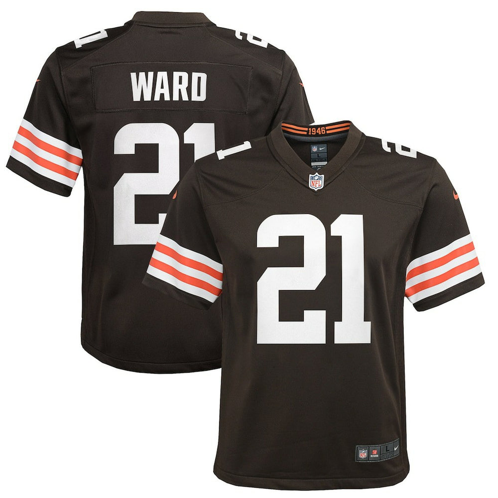 Denzel Ward Youth Game Jersey - Cleveland Browns