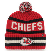 '47 Bering Cuffed Knit Hat with Pom - Kansas City Chiefs