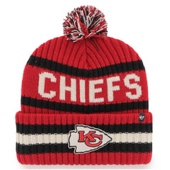 '47 Bering Cuffed Knit Hat with Pom - Kansas City Chiefs