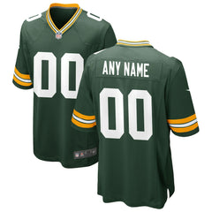 Custom Game Jersey - Green Bay Packers