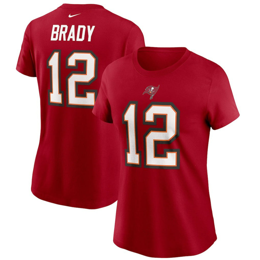 Tom Brady Women's Name & Number T-Shirt - Tampa Bay Buccaneers